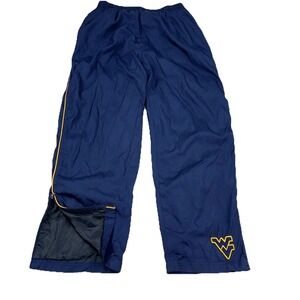 West Virginia Mountaineers‎ Pants Men Medium Windbreakers Track Suit WVU Joggers